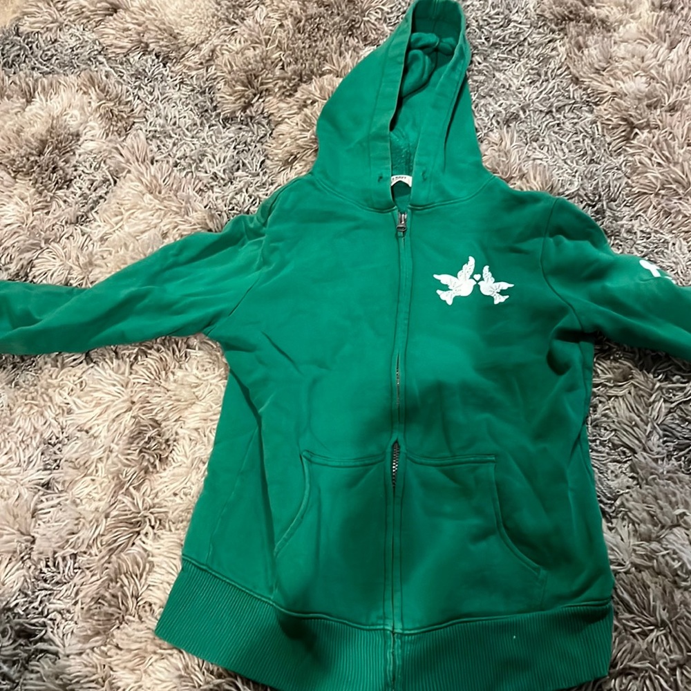 Green girls hoodie. Old navy size Small